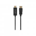DisplayPort Male to HDMI Male Cable, Black, 1m