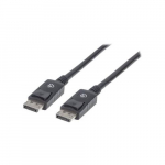 DisplayPort Male to DisplayPort Male, Black, 2m