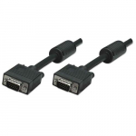 SVGA HD15M to HD15M Monitor 6' Cable, Black