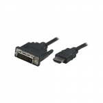 HDMI to DVI-D M M Cable, Black, 1m