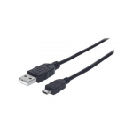 USB 2.0 Type A to USB MICRO-B M M Cable, 10ft