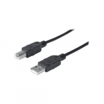 USB 2.0 Device Cable, USB Type A to USB Type B, 6ft