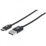 USB 2.0 Type-A Male to Type-C Male 10' Cable