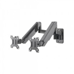 Dual Monitor Wall Mount, Two Gas-Spring Jointed Arm