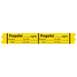 Induction Agent Medication Label Tape "Propofol _mg"