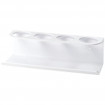 Wall-Mount Wash Bottle Holder with Drip Tray