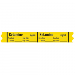 Induction Agent Label Tape "Ketamine _mg/ml"