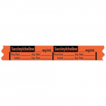 Muscle Relaxant Label Tape "Succinylcholine _mg/ml"