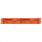 Muscle Relaxant Label Tape "Zemuron _mg/ml"