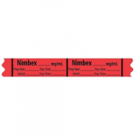 Muscle Relaxant Medication Label Tape "Nimbex _mg/ml"