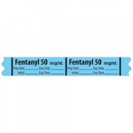 Narcotics Medication Label Tape "Fentanyl"
