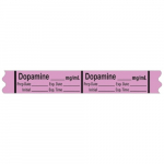 Vasopressor Medication Label Tape "Dopamine _mg/mL"
