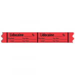 Local Anesthetic Label Tape "Lidocaine _mg/ml"