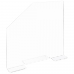 Small 4.5" x 18" x 19" Antimicrobial Splash Guard