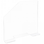 Small 4.5" x 19" x 18" Polycarbonate Splash Guard