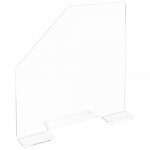Short 4.5" x 15.75" x 16" Polycarbonate Splash Guard