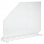Medium 4.25" x 23.5" x 18" Suction-Cup Splash Guard