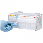 Small Label Box Dispenser with Slotted Front