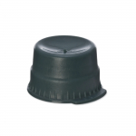 Single-Tab Gray 12mm Snap Cap