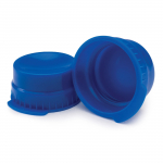 Single-Tab Blue 16mm Polyethylene Tube Cap