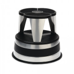 Kik-Step Silvertone Zest Rolling Step Stool
