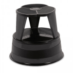 Kik-Step Black Zest Rolling Step Stool