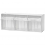 Heavy Duty 3-Unit Tilt Bin