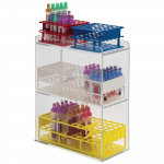 4" Vertical Tube Rack Organizer