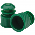 Green Flanged 13mm Tube Cap