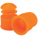 Orange Flanged 13mm Tube Cap