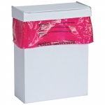 3 Gallon 9" x 4" x 12" Benchtop Waste Can