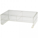 Double 18.5" x 11" x 6" Monitor Stand with Storage