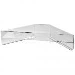 Double Corner 90 Degrees 29" x 11" x 6" Monitor Stand