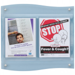 Double 20.375" x 1.625" x 18.875" Document Holder