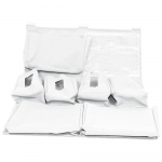 White Large Mesh Hanging Isolation Station
