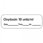 "Oxytocin 10 Units/mL" Miscellaneous Medication Label