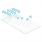 Large Holder for 22 Horizontally, 66 Vertically Slides