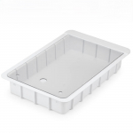 Medication Tray Half-Size with Clear Lid