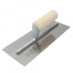 Standard Notched Trowel, Straight Wood
