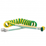 6' Straight Dual Blender Hose with Fittings
