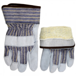 DuPont Fiber Lined Leather Gloves, L