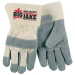 Big Jake A+ Side Leather Palm Lined Gloves, XL
