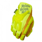 Leather Impact Glove, Hi-Viz Yellow, L