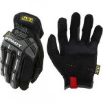 Impact-Resistant Gloves, Black/Gray, Small