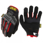 Impact-Resistant Gloves, Black/Red, Large