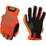 High-Visibility Work Gloves, Orange, Small