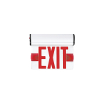 Edge-Lit Exit Sign w/ Optional Indicators