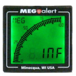 2% Digital 3" Megohm Meter 500 VDC Scale