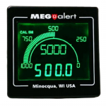1% Digital 4" Megohm Meter 500 VDC Scale