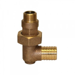 1" x 3/4" Red Brass Geo Thermal Union